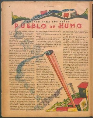 Pueblo de humo : Cuento para los niños
