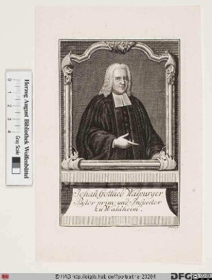 Bildnis Johann Gottlieb Walpurger