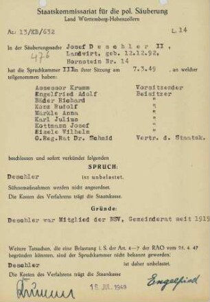 Deschler, Josef