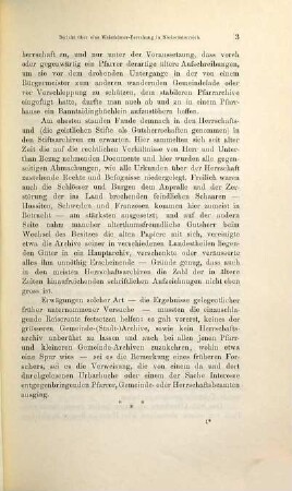 Bericht über eine Weisthümer-Forschung in den Archiven des V.O.M.B. in Niederösterreich : (Sommer 1889)