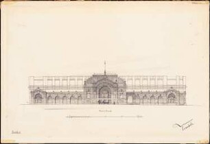 Bahnhof, Luzern Projekt A: Ansicht