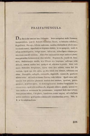 Praefatiuncula.