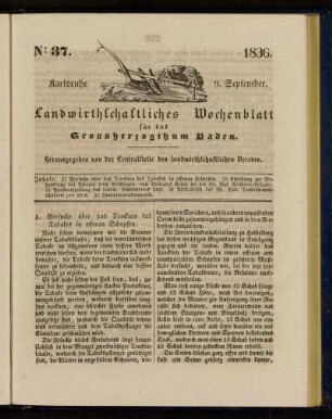 No 37. 1836. 9. September