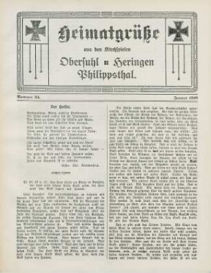 34.1918: Heimatgrüße aus den Kirchspielen Obersuhl, Heringen, Philippsthal