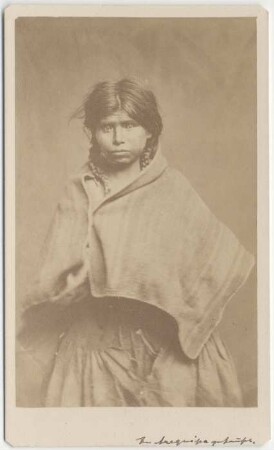 Indianerin. Hochland von Bolivien