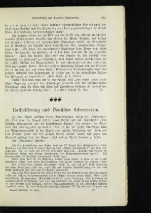 Katholikentag und Deutscher Lehrerverein