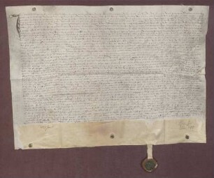 Hans Reuß von Albisheim verkauft an Kurfürst Friedrich II. Hans und Güter in Stadt und Gemarkung Hilsbach um 800 Gulden.