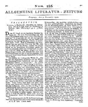 Beck, J. S.: Grundsätze der Gesetzgebung. Leipzig: Hartknoch 1806