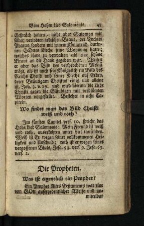 Die Propheten [1. Jesaias - 4. Daniel und 1. Hosea - 12. Malachias aus den Prophetischen Buechern]