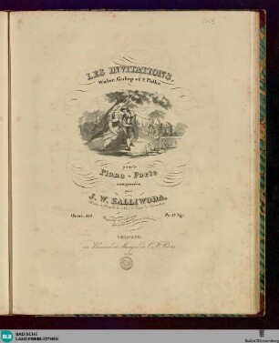 Les invitations : walse, galop et 2 polka pour le piano-forte; oeuv. 119
