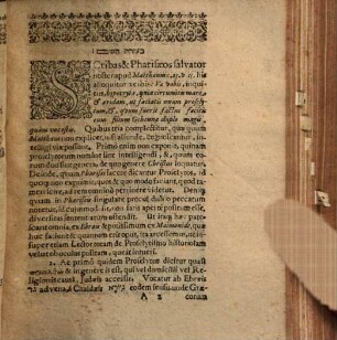 Disputatio Ebraeo-historica de proselytis Judaeorum : ad illustrandum locum Matthaei cap. 23. v. 15.