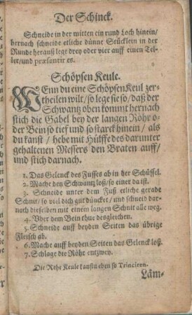 Der Schinck.