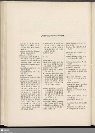 Namenverzeichnis