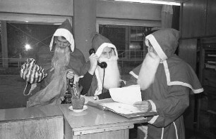Nikolaus-Dienst bei der studentischen Selbsthilfe Hilf Fix.