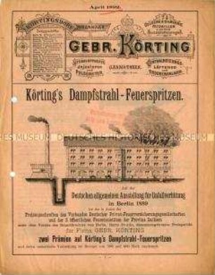 Dampfstrahl-Feuerspritzen