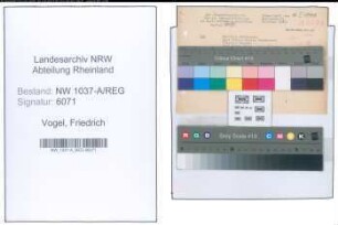 Entnazifizierung Friedrich Vogel , geb. 10.07.1908 (Arzt)