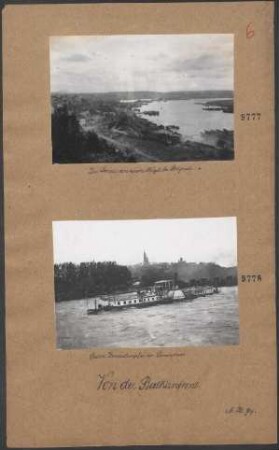 Österreichischer Donaudampfer vor Semendria