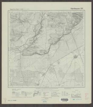 641 Haimhausen ; Topographische Karte von Bayern 1:25.000 [Positionsblätter]