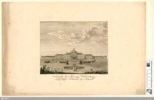Ansicht des Herzogl. Würtemberg. Lustschlosses Hohenheim bey Stuttgardt