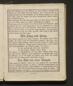 Mit Sing und Sang