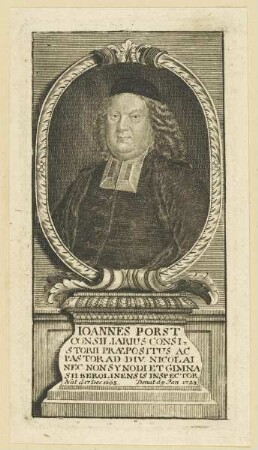 Bildnis des Ioannes Porst