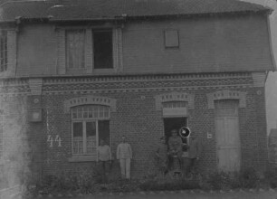 Erster Weltkrieg - "Kriegserinnerungen an Nordfrankreich und die Vogesen". "Villa "Alibutzle" in Wingles (Dép. Pas-de-Calais) Nordfrankreich"