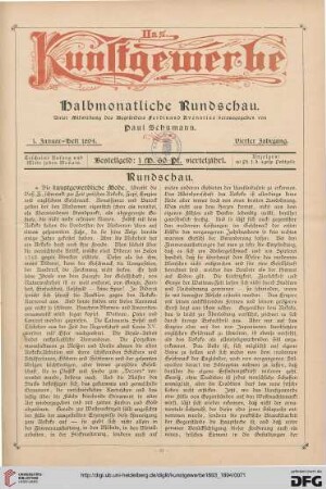 1. Januar-Heft 1894