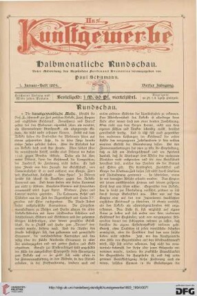 1. Januar-Heft 1894