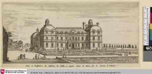 Veuë et Perspective du Chasteau de Chilly, a quatre lieues de Paris, sur le chemin d'Orleans