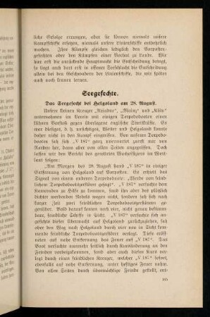 165-184, Seegefechte