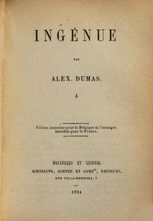 Ingénue, 4