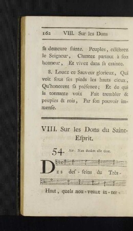 VIII. Sur les Dons du Saint-Esprit.