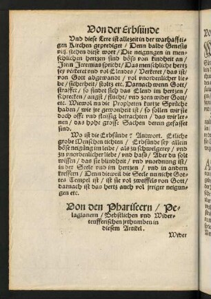 LXXXI v-LXXXIII v, Von den Phariseern, Pelagianern...