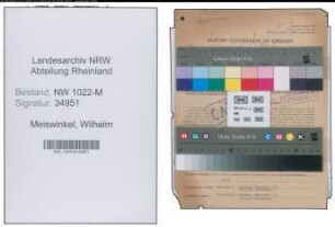 Entnazifizierung Wilhelm Meiswinkel , geb. 24.07.1894 (Faerber)