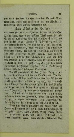 Das Königreich Baiern