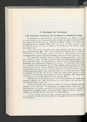 I. Die horizontale Verbreitung der Pyrosomen im Atlantischen Ocean.