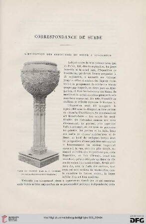 4. Pér. 2.1909: Correspondance de Suéde