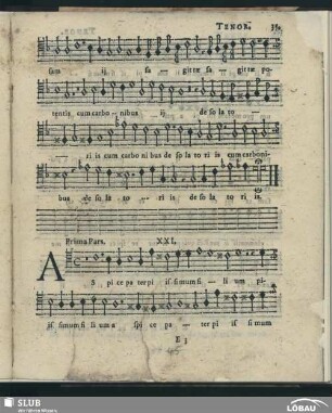 XXI. Aspice pater; SWV 73