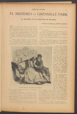El misterio de Grenville Park - (Traducido del inglés para Sherlock Holmes) : La historia de un espectro de Irlandia