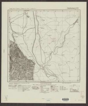823 Schellenberg ; Topographische Karte von Bayern 1:25.000 [Positionsblätter]