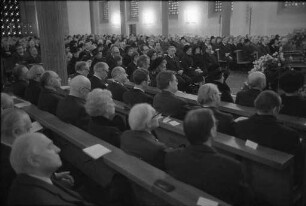 Trauerfeier für den verstorbenen Karlsruher Ehrenbürger Prof. Dr. Hermann Veit in der Evangelischen Stadtkirche