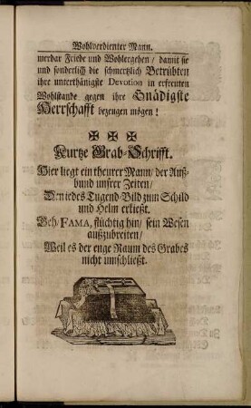 Kurtze Grab-Schrifft.