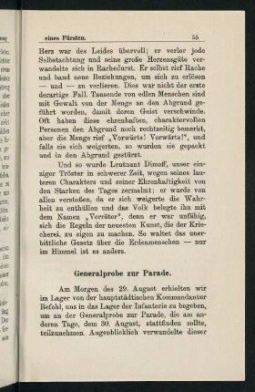 55-72, Generalprobe zur Parade. - Im Lager gefangen.