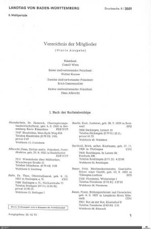 Drucksachen 3501-4000: Anträge, Anfragen, Gesetzentwürfe