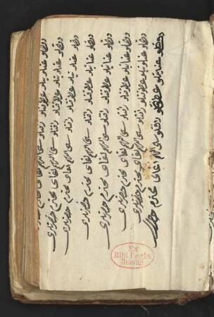türkische Schreibübungen (Titulaturen)