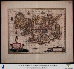 Novissima Islandiae tabula.