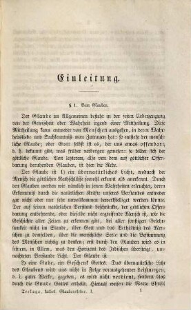 Die Glaubenslehre der heiligen katholischen Kirche : Zum Gebrauche bey akademischen Vorlesungen, 1