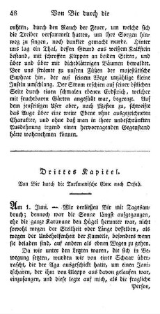 3. Von Bir durch die Turkmanische Ebne n. Orfah.