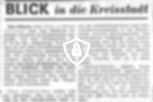 Blick in die Kreisstadt
