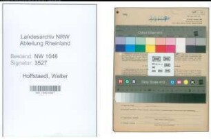 Entnazifizierung Walter Hoffstaedt , geb. 22.04.1920 (Arbeiter)